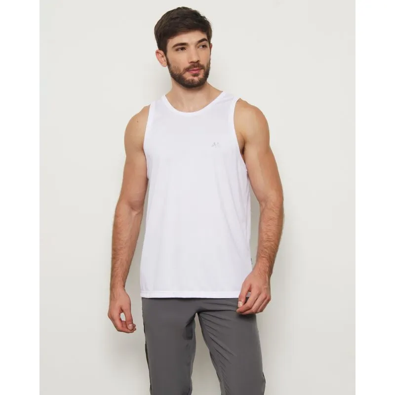 Regata Esportiva Masculina Básica Branca GG