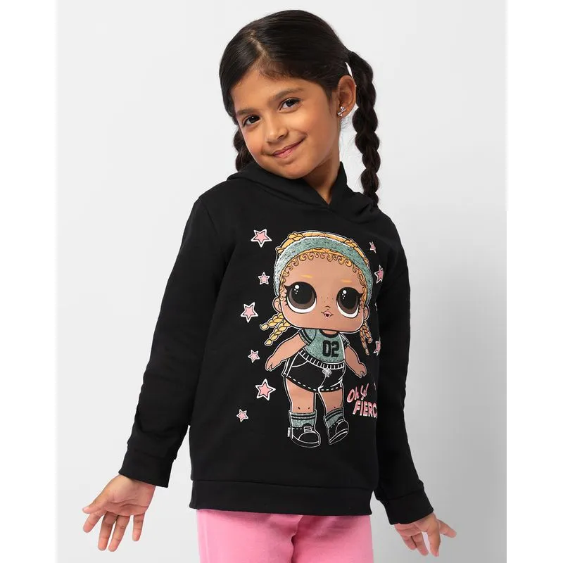 Blusão Moletom Infantil LOL Surprise Preto 8