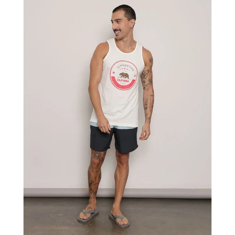 Bermuda Masculina Reta Surf Com Listras Preta P