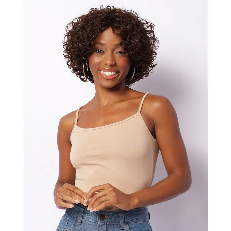 Blusa Feminina Alcinha Básica Bege M