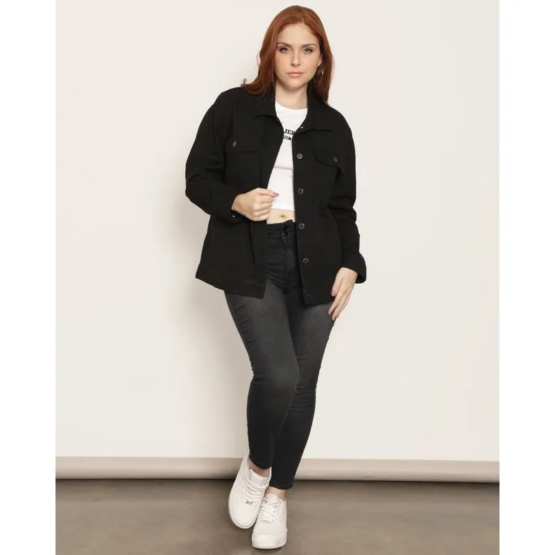 Calça Jeans Feminina Cigarrete Preta 36