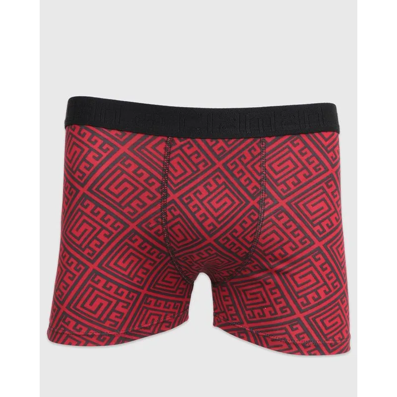 Cueca Juvenil Boxer Estampa Sortida Vermelho 14