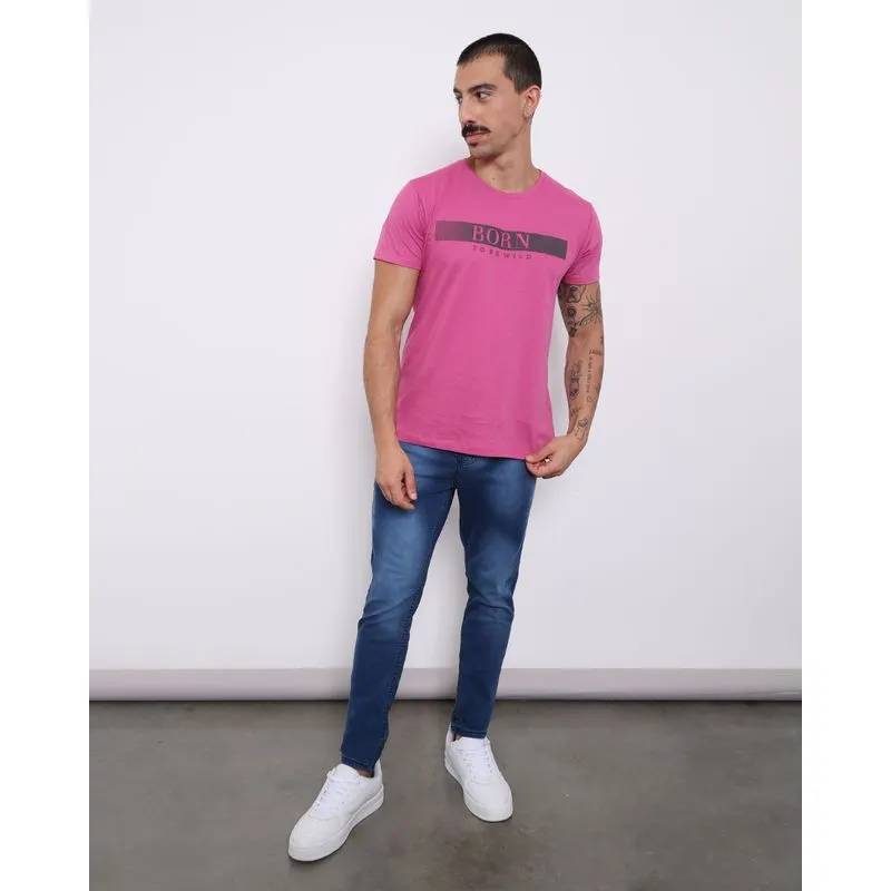 Calça Jeans Masculina Skinny Com Bolsos Azul 38