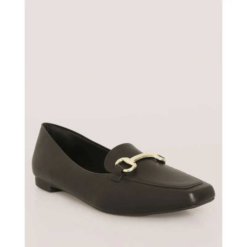 Mocassim Feminino Oxford Com Fivela Preta 34