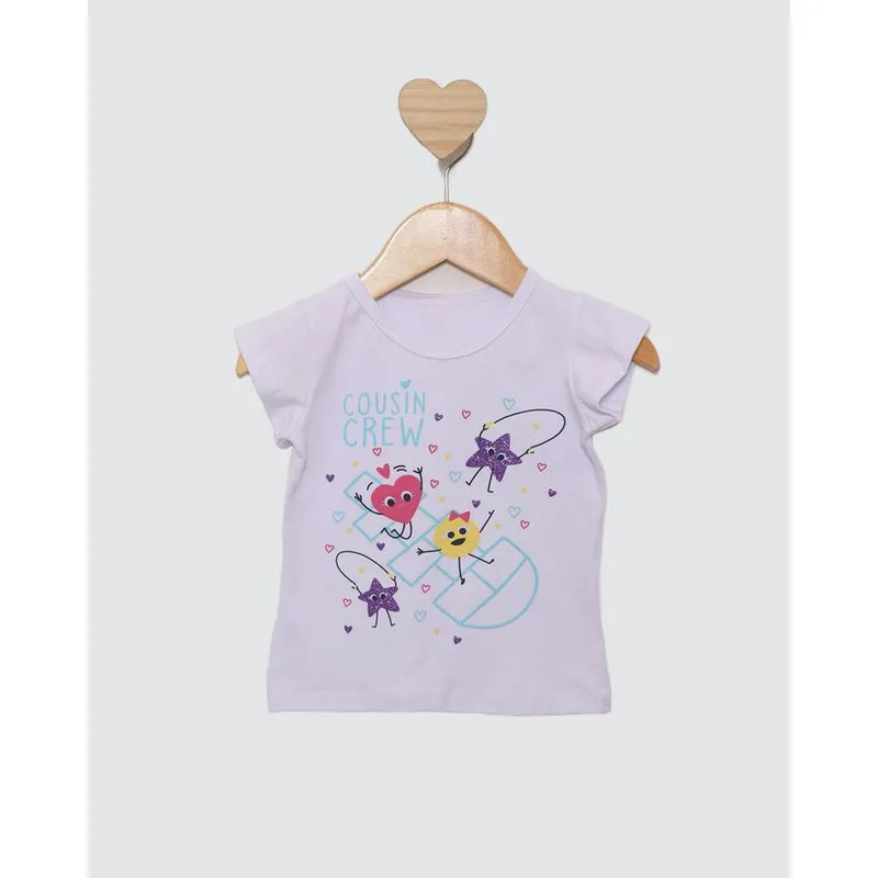 Blusa Bebê Estampa Frontal Manga Branca 1