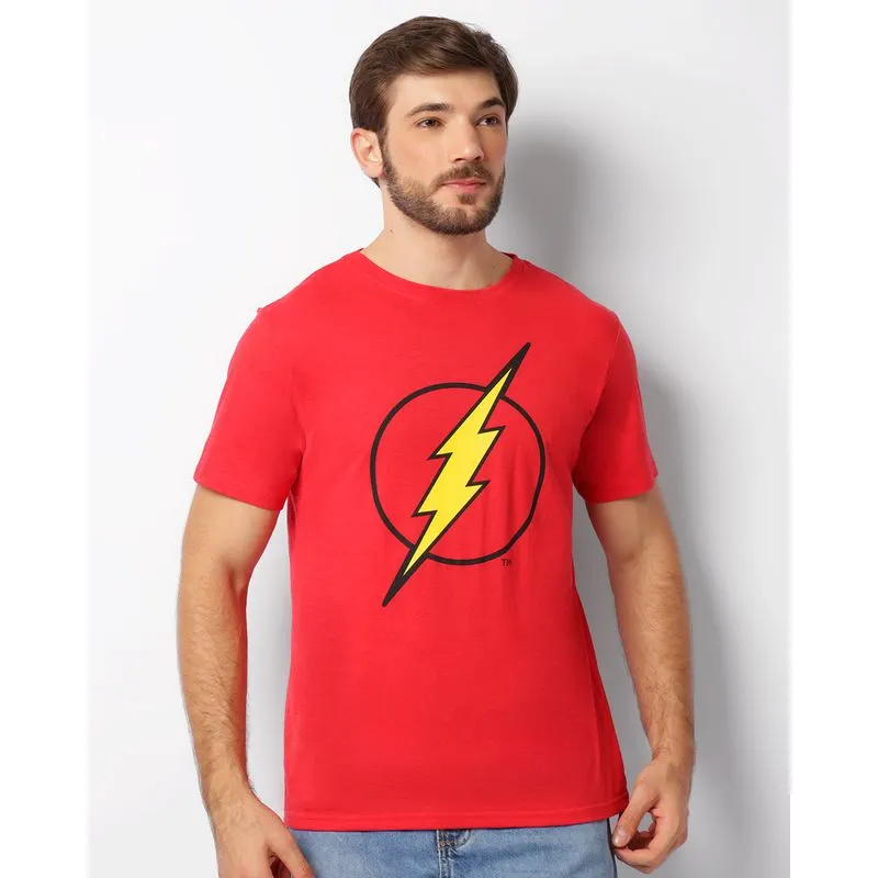 Camiseta Masculina Dc Comics The Flash Manga Curta Vermelha G