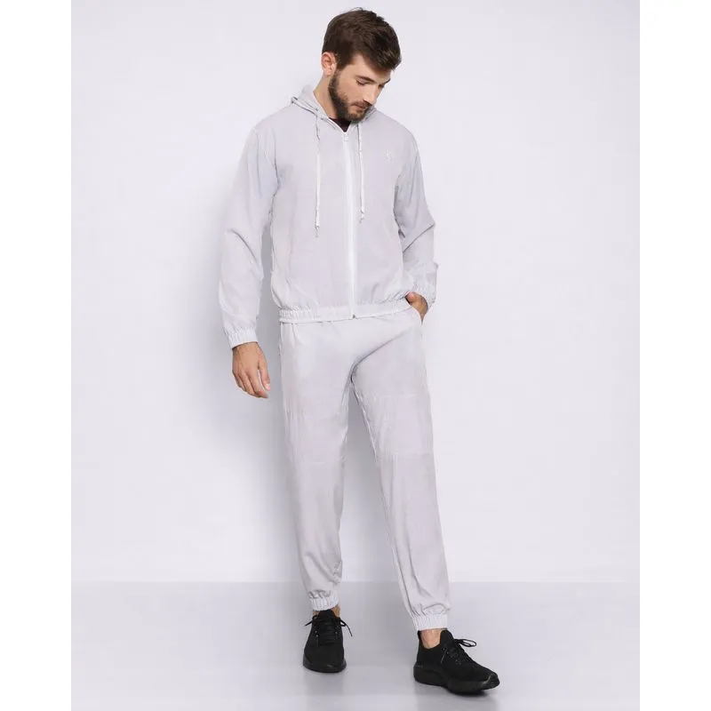 Calça Esportiva Masculina Jogger Estampada Quadriculada Cinza P