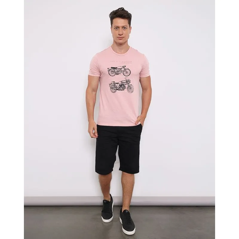 Bermuda Masculina Sarja Reta Com Bolsos Preta 40