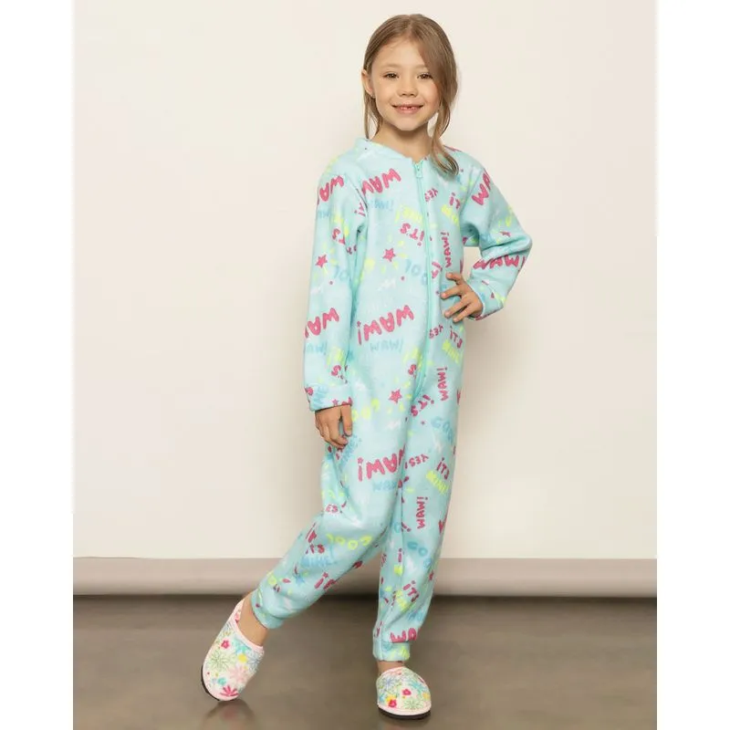 Pijama Macacão Infantil Longo Soft Estampa E Cores Sortidas 4