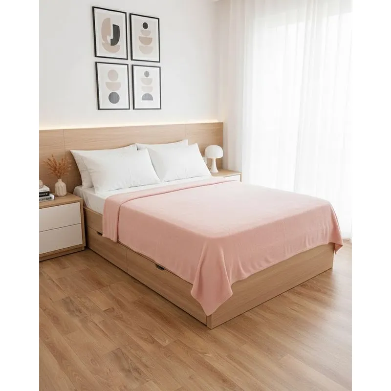 Manta Casal Andreza Ultra Soft Fleece Rosa UN