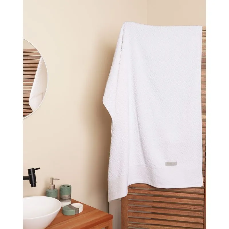 Toalha Banhão Atlântica 75cm x 1,50m Capri Off White UN