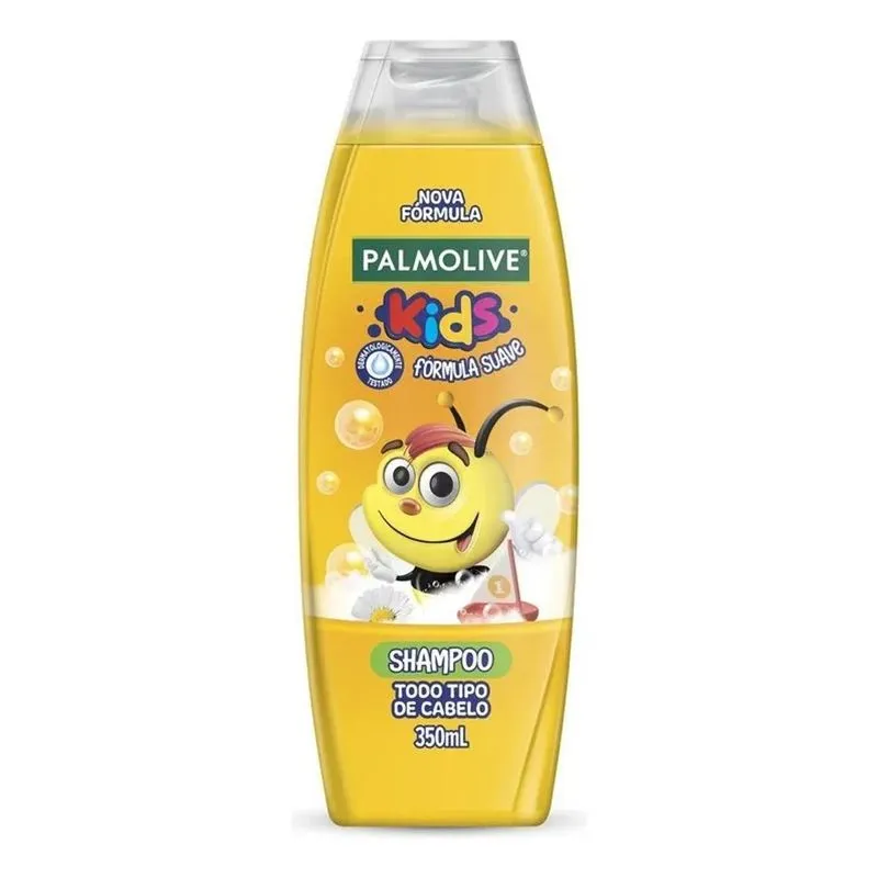10x Shampoo Palmolive Kids Todo Tipo De Cabelo 350ml