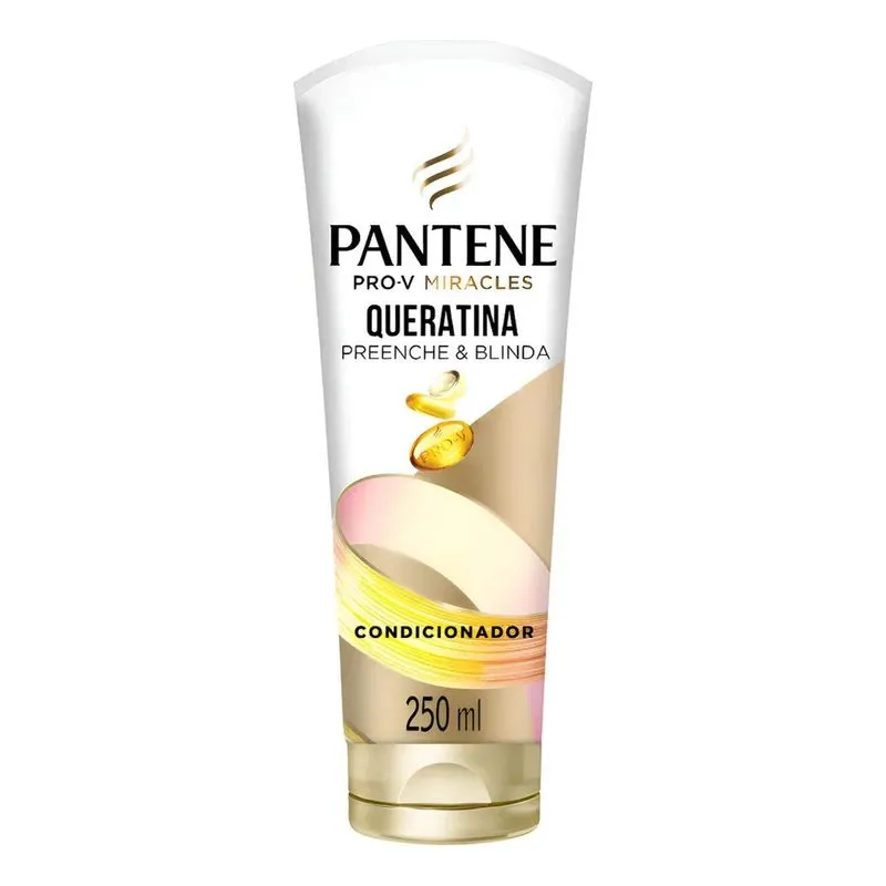 10x Condicionador Pantene Pro-v Miracles Queratina 250 Ml