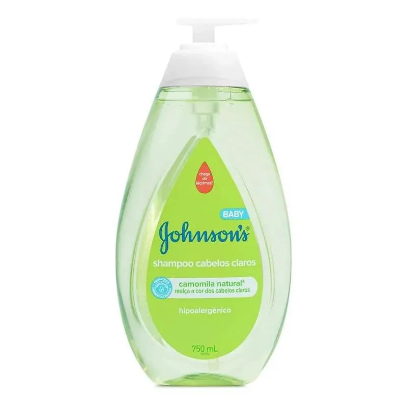 10x Shampoo Para Cabelos Claros 750ml Johnson's Baby