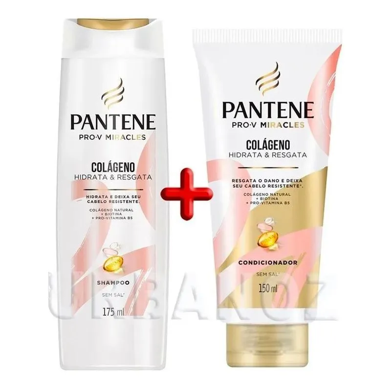 10x Kit Shampoo E Condicionador Pantene Pro-v Miracles Colá