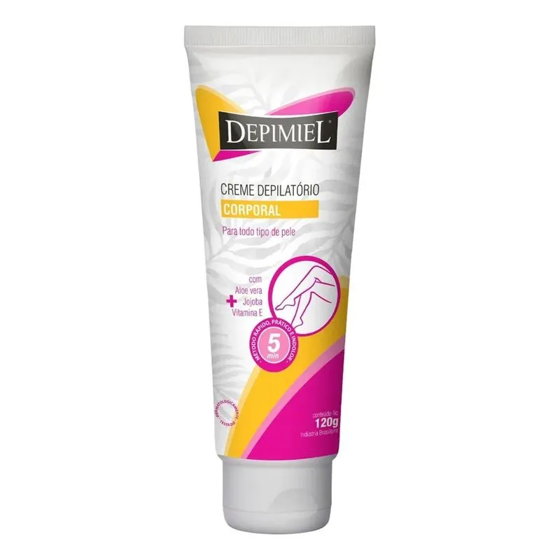 10x Depimiel Creme Depilatório Corporal Com Aloe Vera 120g