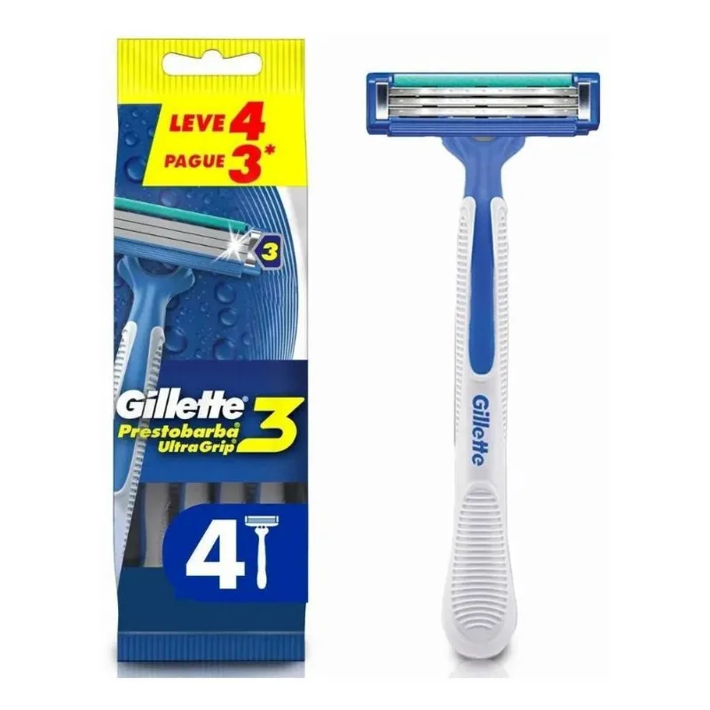 10x Aparelho De Barbear Desc Gillette Prestobarba Ultragrip