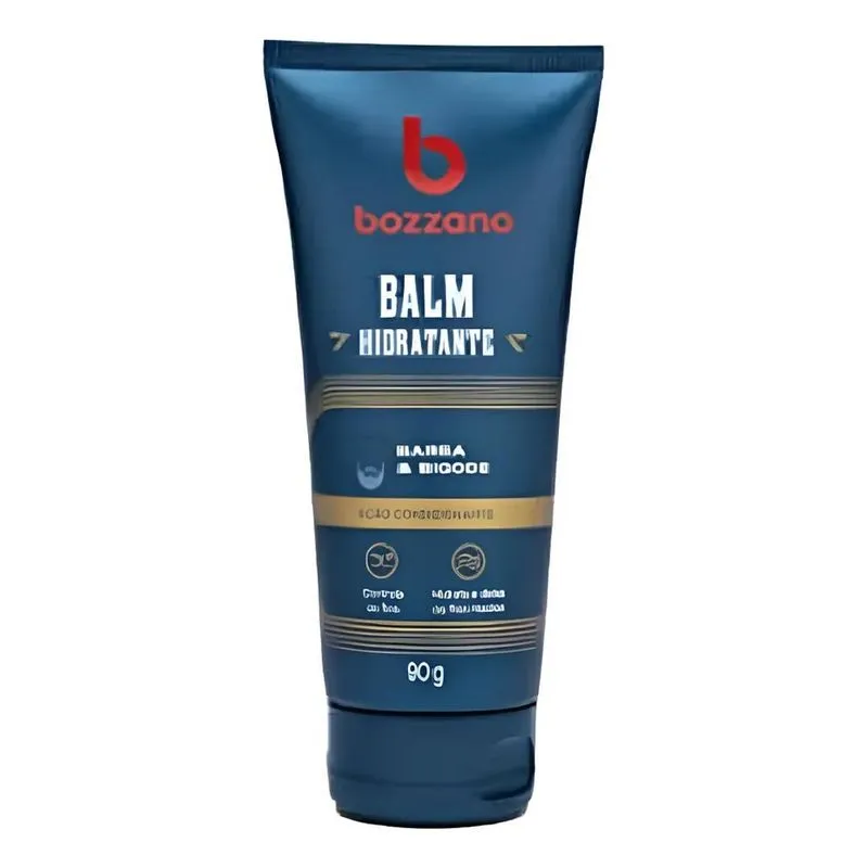 10x Balm Para Barba E Bigode Hidrante Bozzano 90g Fragrânci
