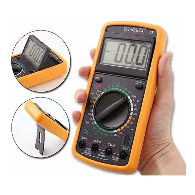 10x Multimetro Digital Profissional 9205 Com Capacimetro (of