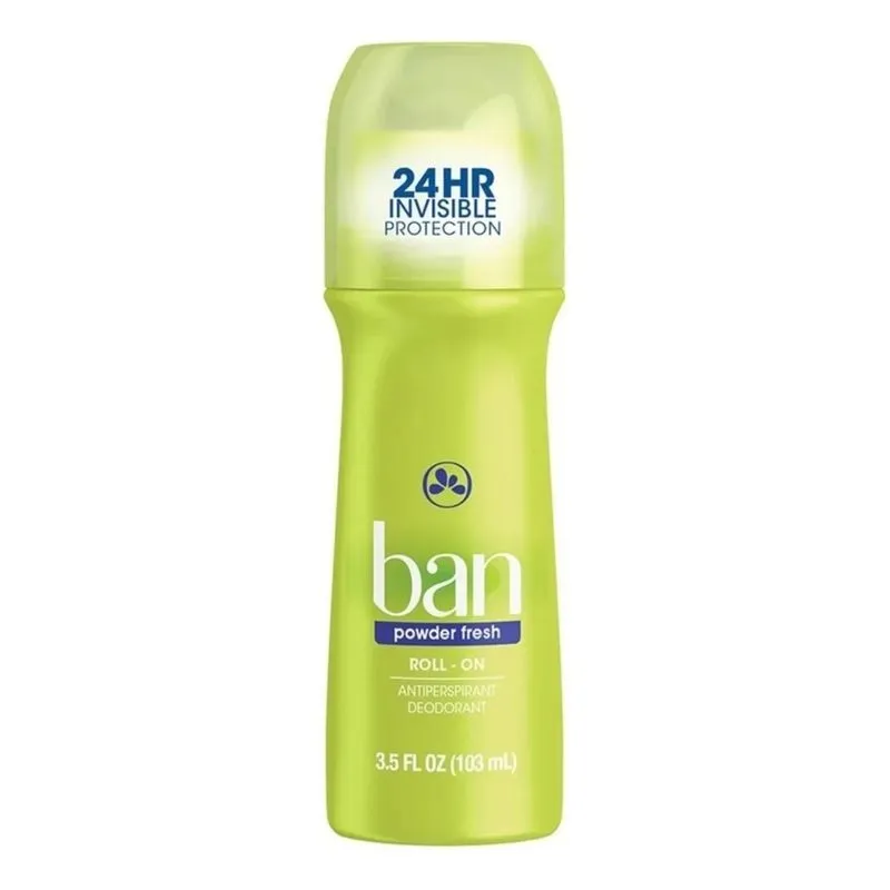 5x Ban Desodorante Antitranspirante Roll-on 103ml -powder