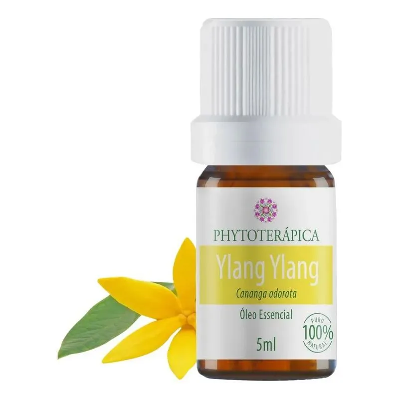 5x Óleo Essencial Ylang Ylang 100% Puro 5ml