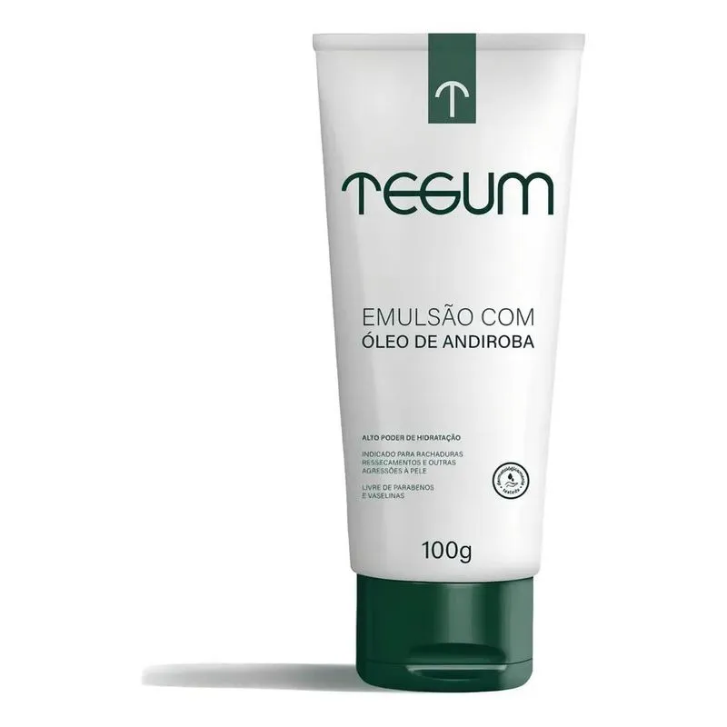 5x Tegum Emulsão Com Óleo De Andiroba 100gr