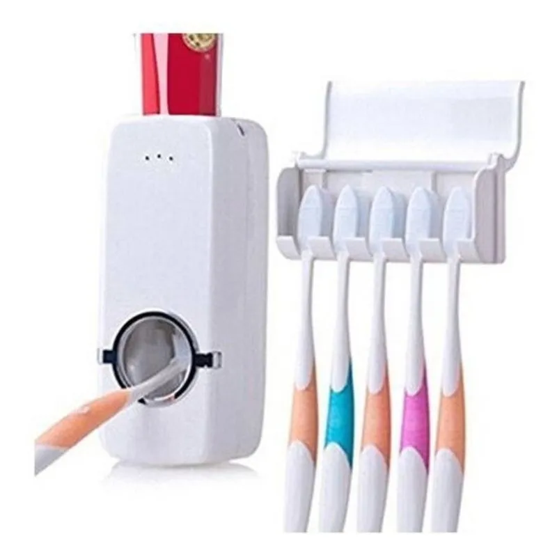 Dispenser Pasta De Dente Automático Suporte De Escovas 766