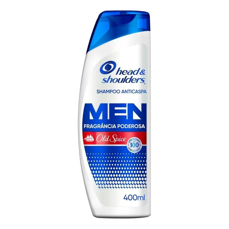 5x Shampoo Anticaspa Head &amp; Shoulders Old Spice 400 Ml