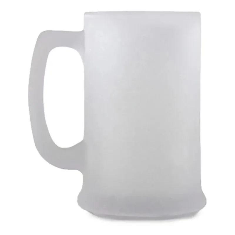 Caneca Chopp Vidro Jateado Fosca Bar Casa 300ml Top Xícara