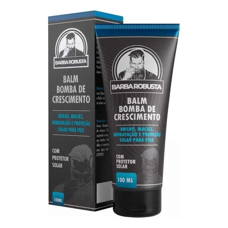 5x Balm De Barba Creme Hidratante Para Barba Robusta