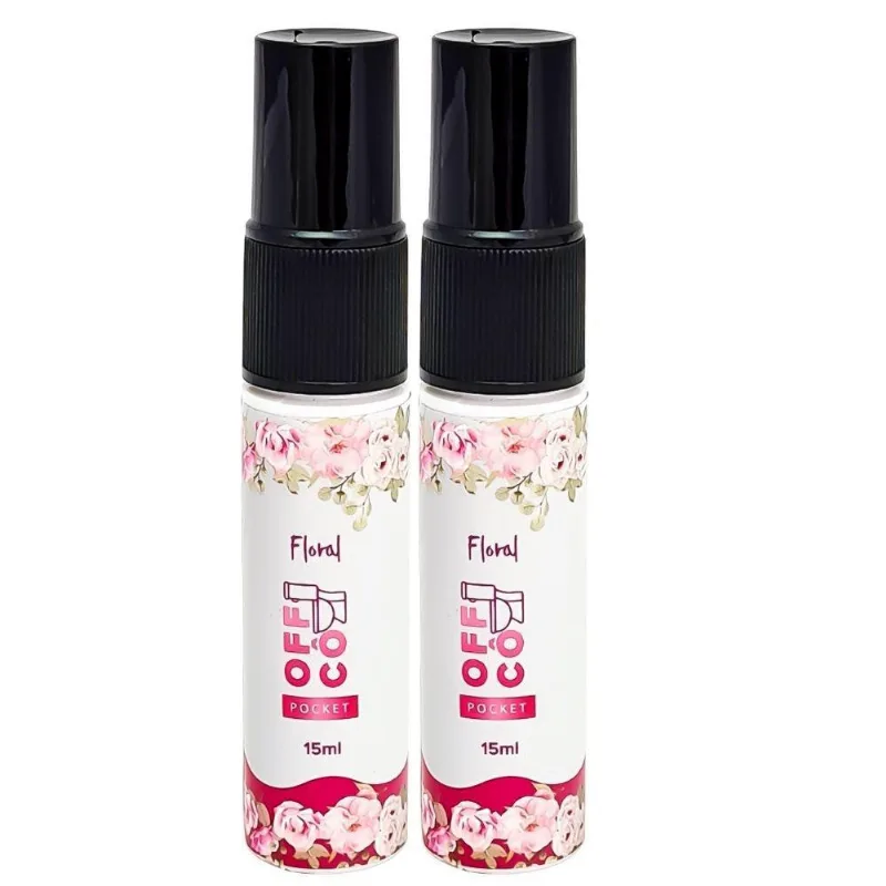 Kit 2 Neutralizador De Odores Floral 15ml Offcô Pocket