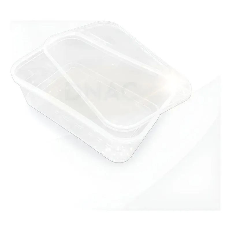 2x Pote Descartável Com Lacre 500ml Freezer Marmita - 10 Un