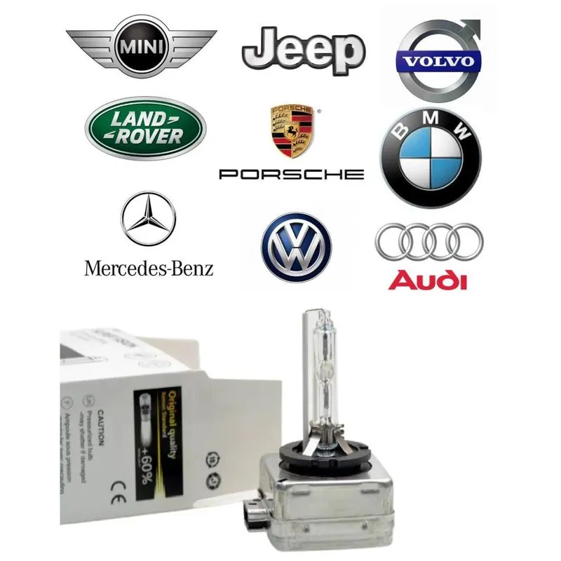 Lâmpada Xenon Santa Fé A1 A3 A4 A5 A6 A7 Q3 Q5 Q7 Cla180