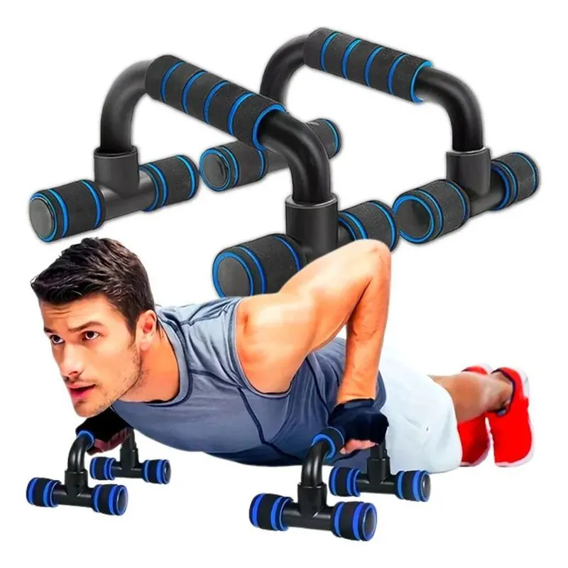 2x Barra De Chão Apoio Para Flexão Ergonômicas Exercício F
