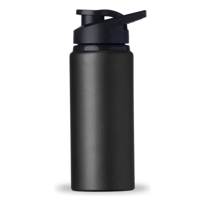 2x Squeeze 600ml Garrafa Alumínio Fitness Água Academia C/