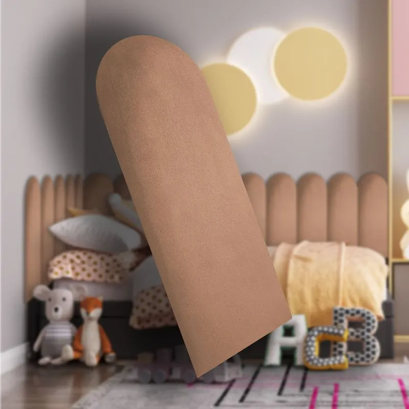 Kit 6 Placas Cabeceira Nuvem Estofada Para Cama Box - Módulo 20 Cm X 60 Cm