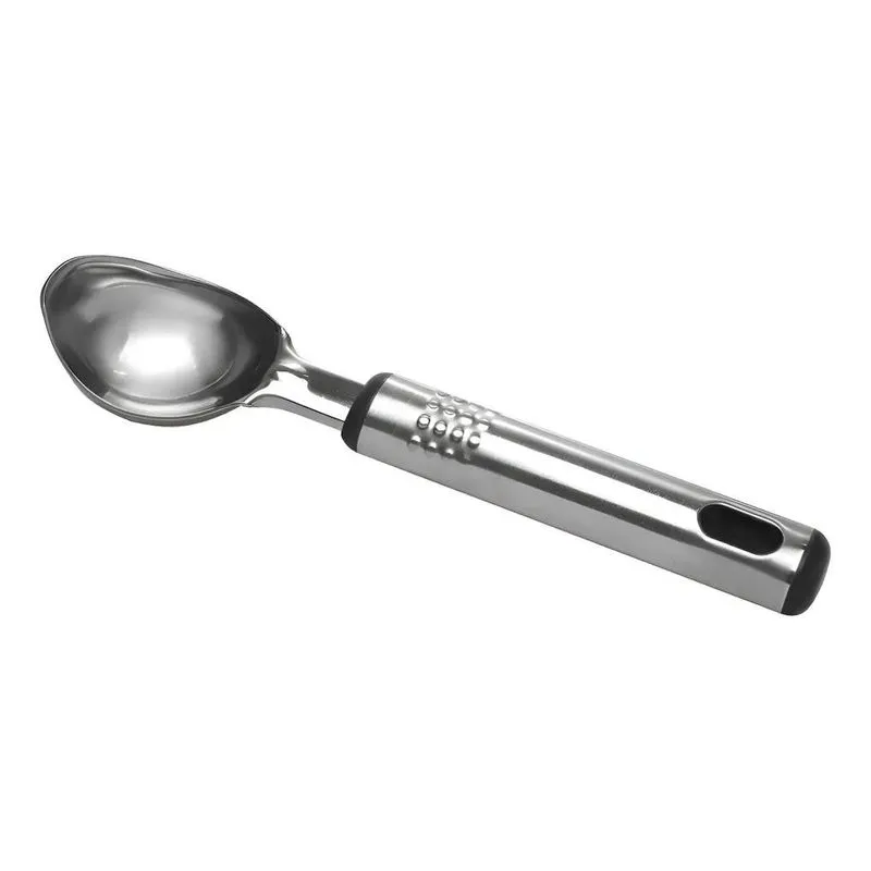 2x Pegador De Sorvete Sobremesa Em Aço Inox 20cm Concha So