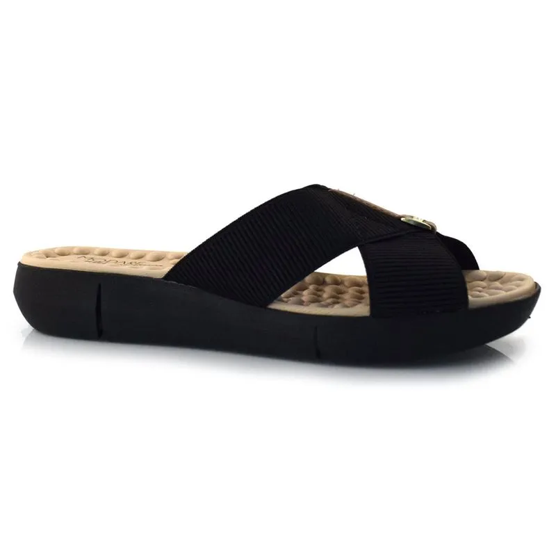 Tamanco Anabela Feminino Modare Preto 7142.101.26405 34
