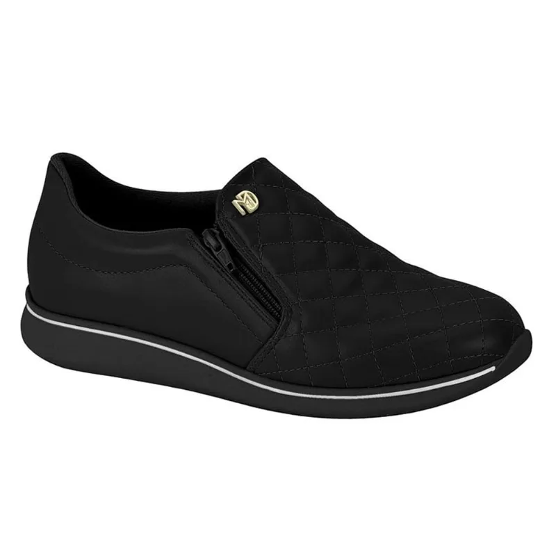 Tênis Casual Modare Matelassê Feminino Preto 35