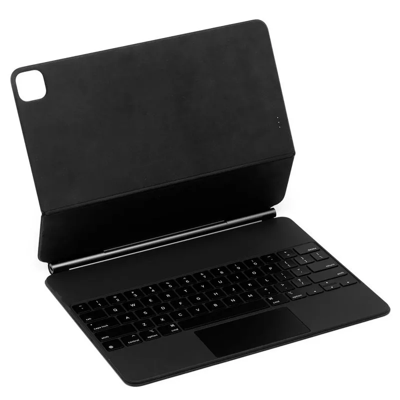 Teclado Apple Magic Keyboard Folio Para Ipad 12.9" Mxqu2za/a Wireless - Space Cinza
