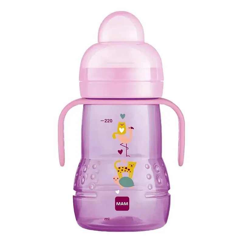Copo De Transição Antivazamento Trainer 220ml Rosa Mam