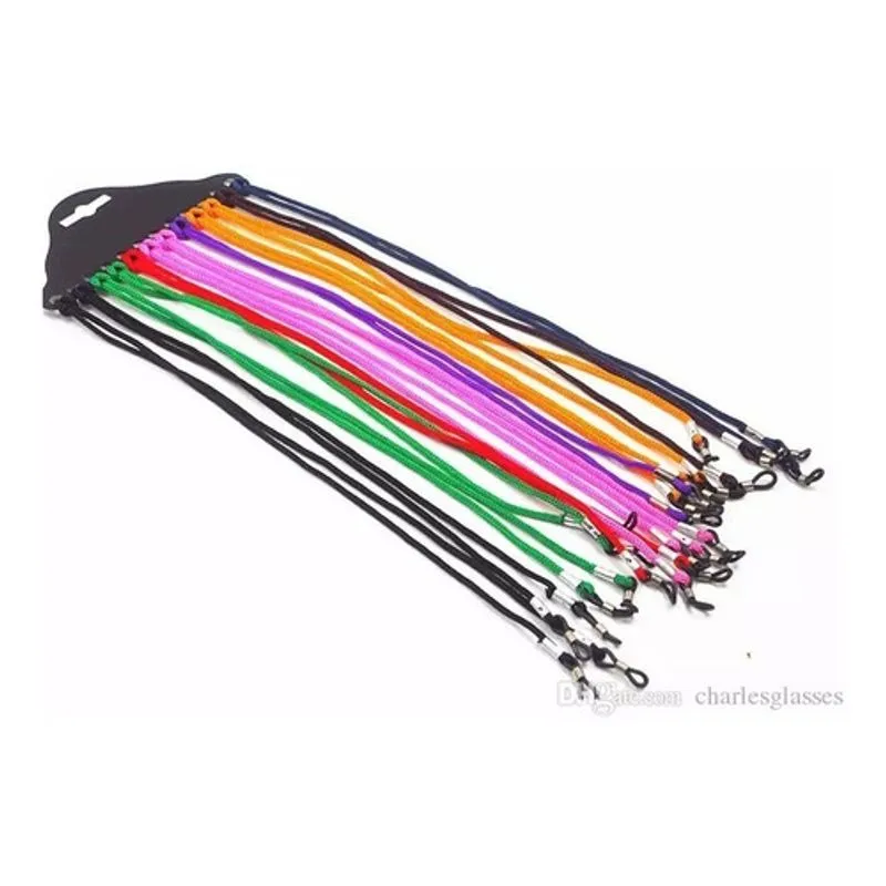 2 Pacote Cordão De Óculos 12pcs Eyewear Nylon Cord