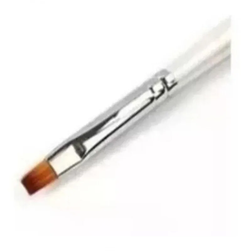 20 Pincel Unha Gel Uv Led Acrigel Fibra Profissional Padrão