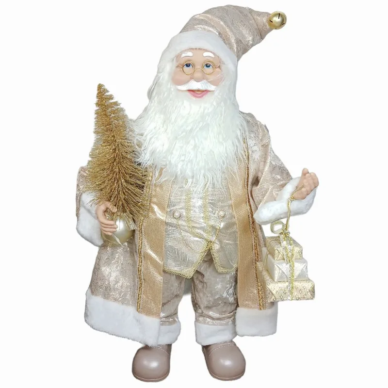 Papai Noel C/ Presentes 80cm em Poliéster Bela Flor