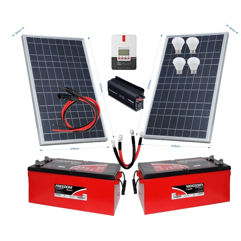 Kit Gerador De Energia Solar Off Grid 310wp
