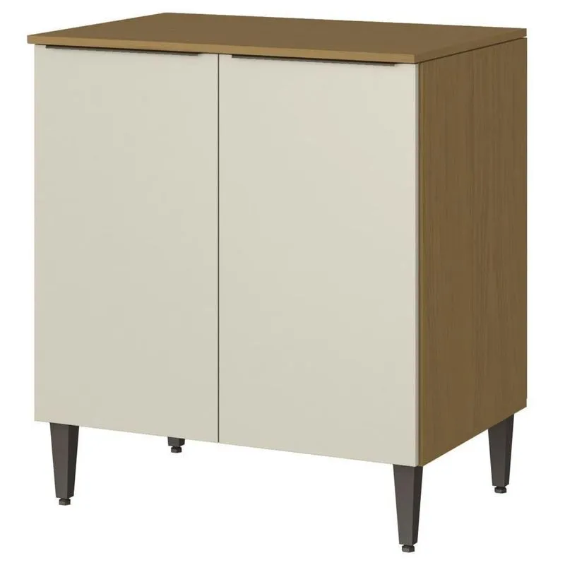 Balcão Com Tampo 80cm 02 Portas 2005804 Atacama Branco Armoveis