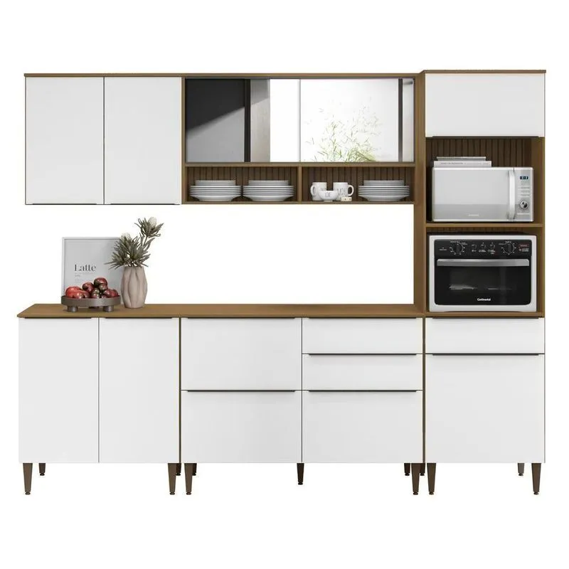 Cozinha Modulada Completa 05 Peças 20058 Atacama Branco Armoveis