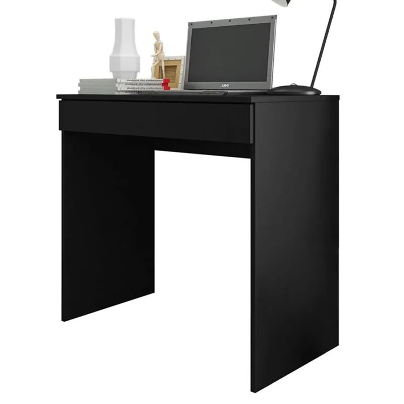 Escrivaninha Para Escritorio Alexia 80 Cm Preto Reajl