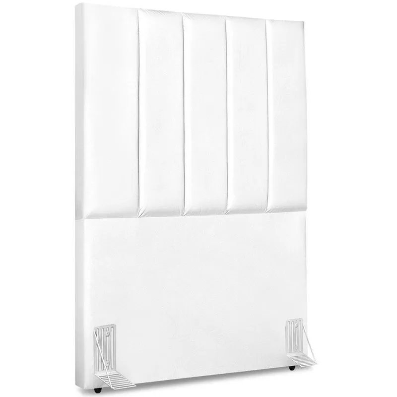 Cabeceira Solteiro 90cm Allia Corano Branco Rm Branco