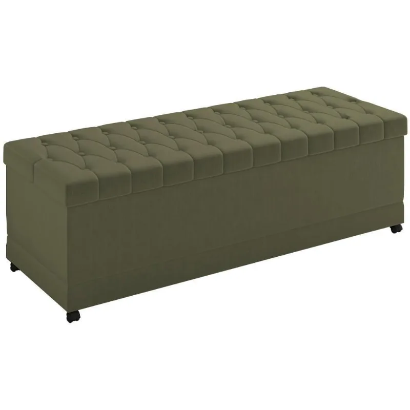 Recamier Calçadeira Bau 160 Cm Rodizios Madi Corano Tcs 357 Peer Tcs 357